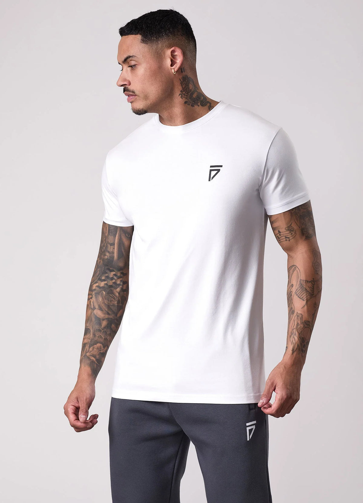 Gym King Fight Division T-Shirt - White