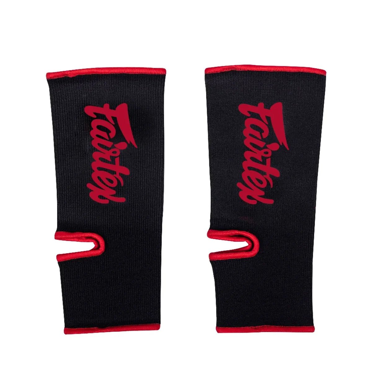 Fairtex Ankle Supports - Black-Red - Stone Fight Shop