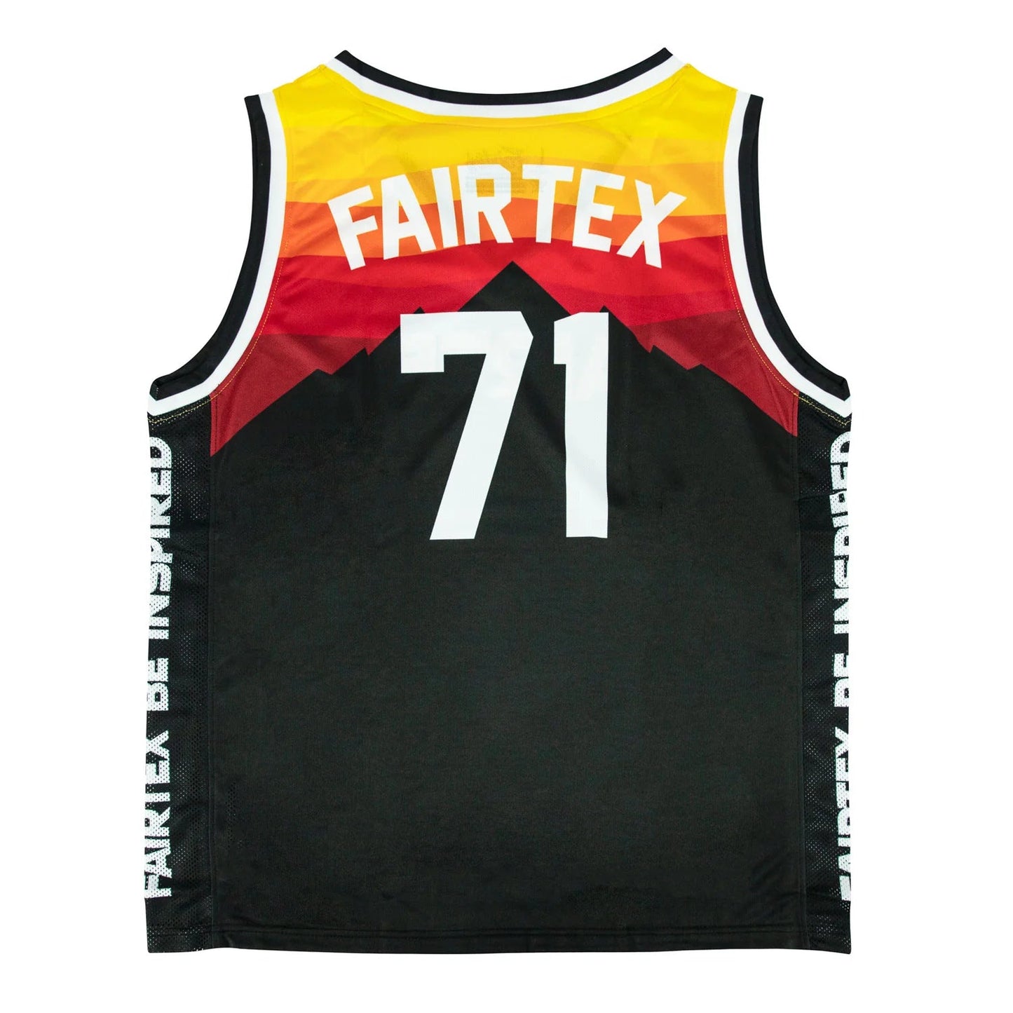 Fairtex Basketball Jersey Black - Orange - Stone Fight Shop