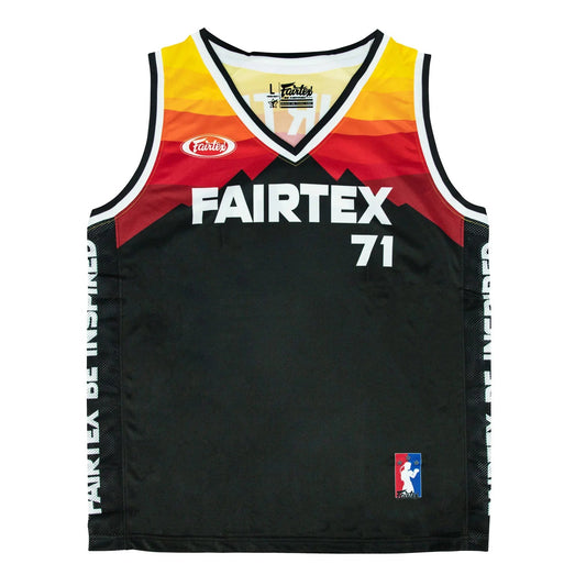 Fairtex Basketball Jersey Black - Orange - Stone Fight Shop