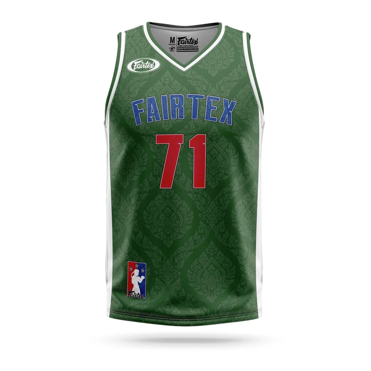 Fairtex Basketball Jersey Green - Stone Fight Shop