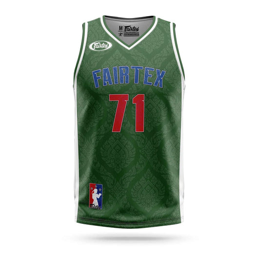 Fairtex Basketball Jersey Green - Stone Fight Shop