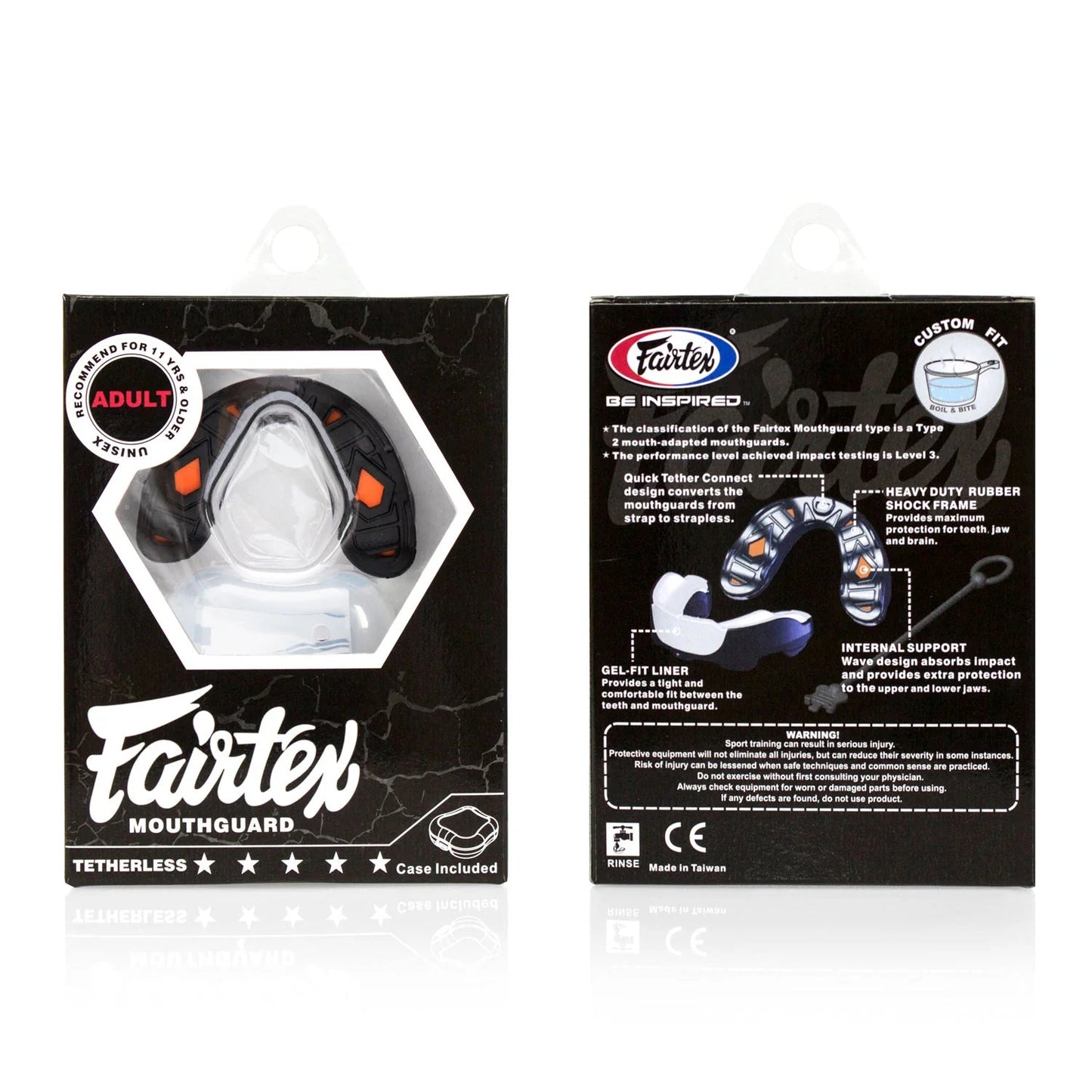 Fairtex Gel Mouthguard Black - Stone Fight Shop