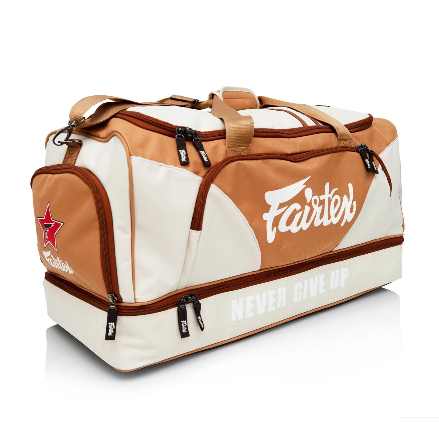 Fairtex Khaki Heavy Duty Gym Bag Vintage - Stone Fight Shop