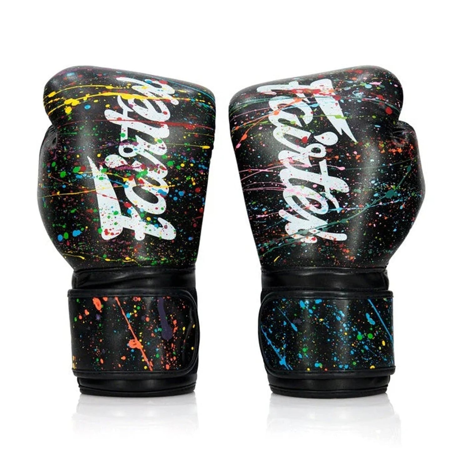Fairtex Painter Microfibres Boxing Gloves - Black - Stone Fight Shop