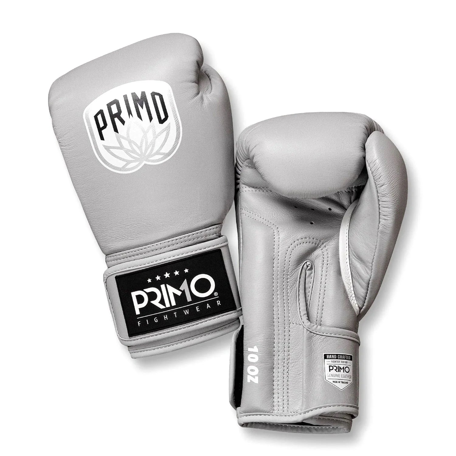 Primo Emblem 2.0 Boxing Gloves - Mercury Grey - Stone Fight Shop