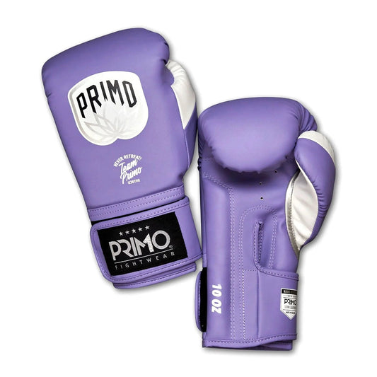Primo Emblem 2.0 Semi Leather Boxing Gloves - Purple - Stone Fight Shop