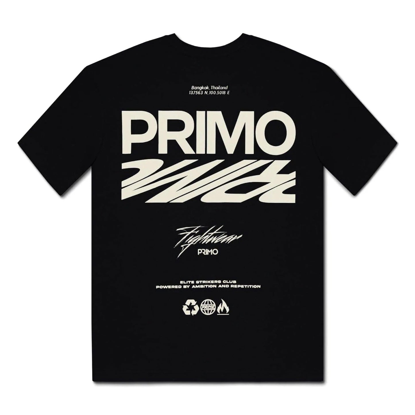 Primo E.S.C (Elite Strikers Club) T-Shirt - Black - Stone Fight Shop