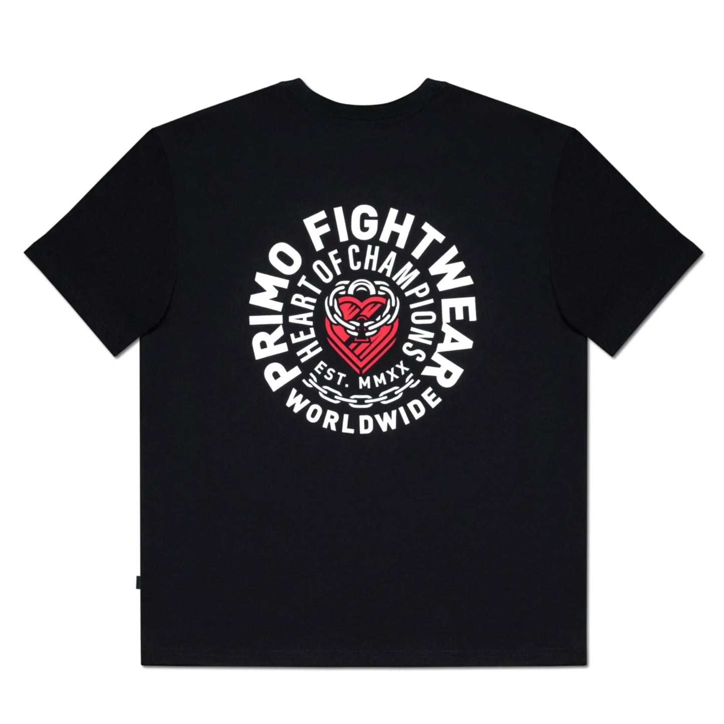 Primo Heart Of Champions Cotton T-Shirt - Black - Stone Fight Shop