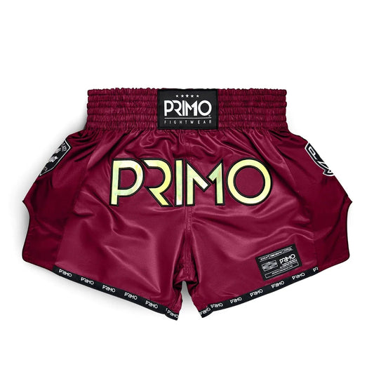 Primo Muay Thai Shorts - Hologram Series - Valor Red - Stone Fight Shop