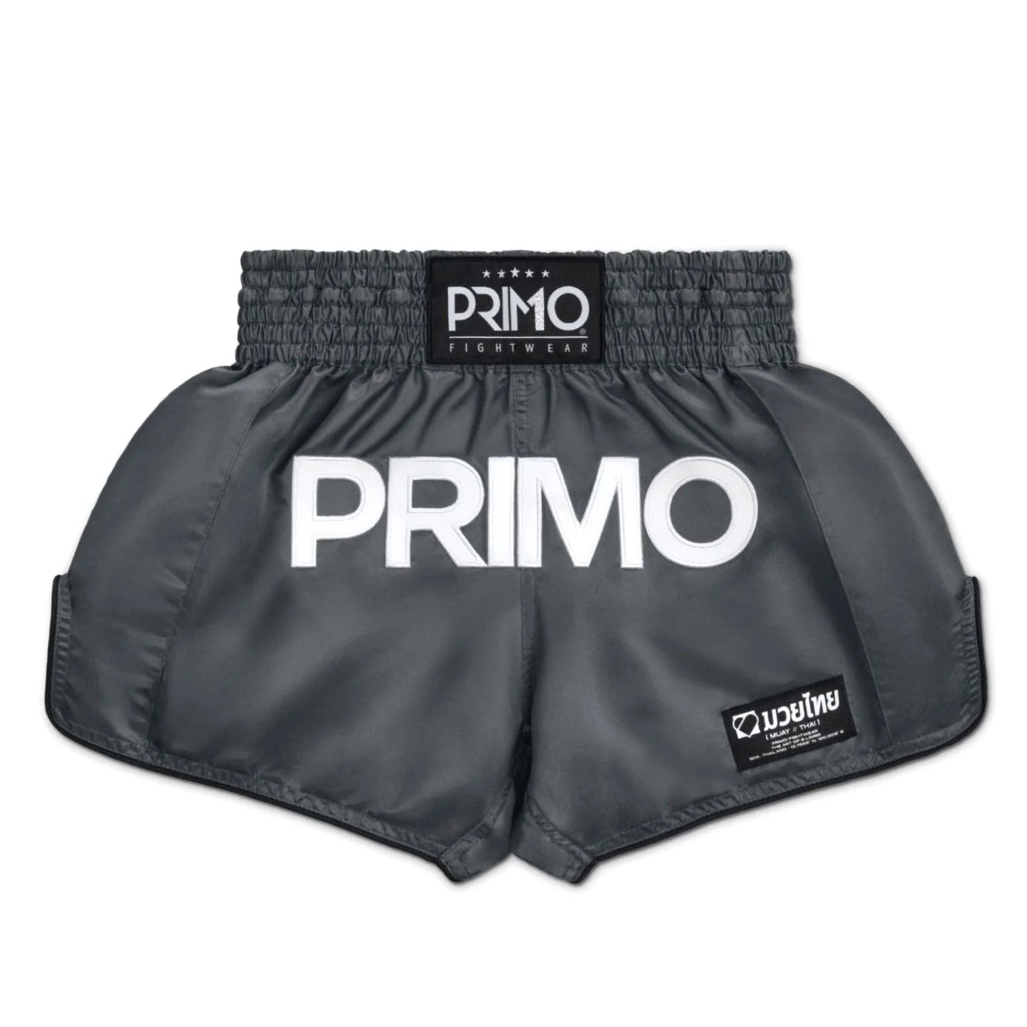 Primo Muay Thai Shorts - Mamba Series - Slate Grey - Stone Fight Shop