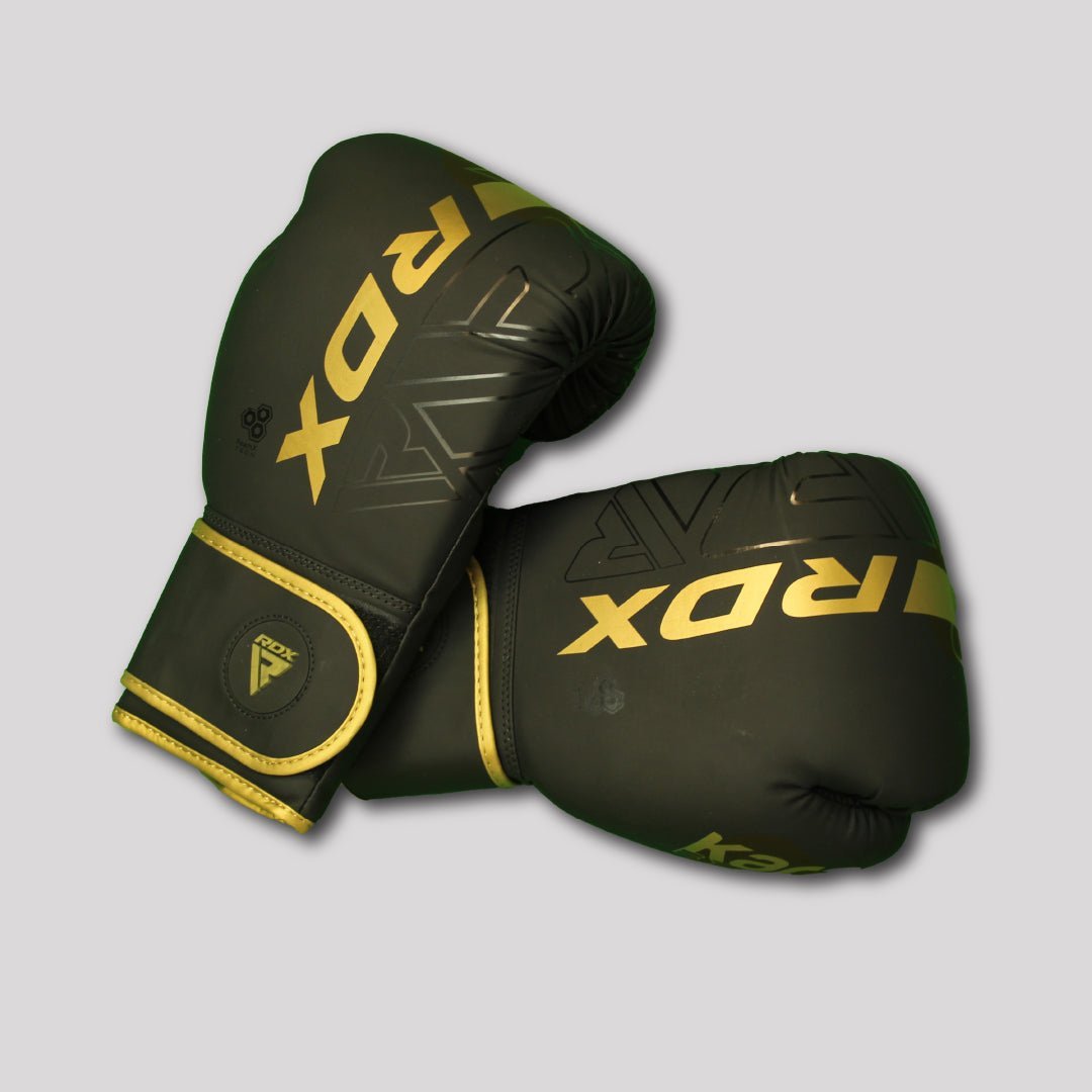 RDX Boxing Gloves - Adults - Black & Gold - Stone Fight Shop