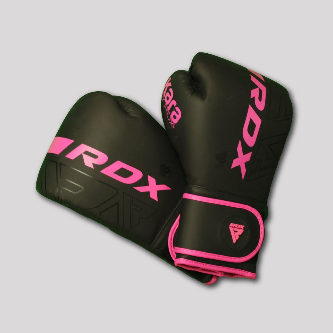RDX Boxing Gloves - Adults - Black & Pink - Stone Fight Shop