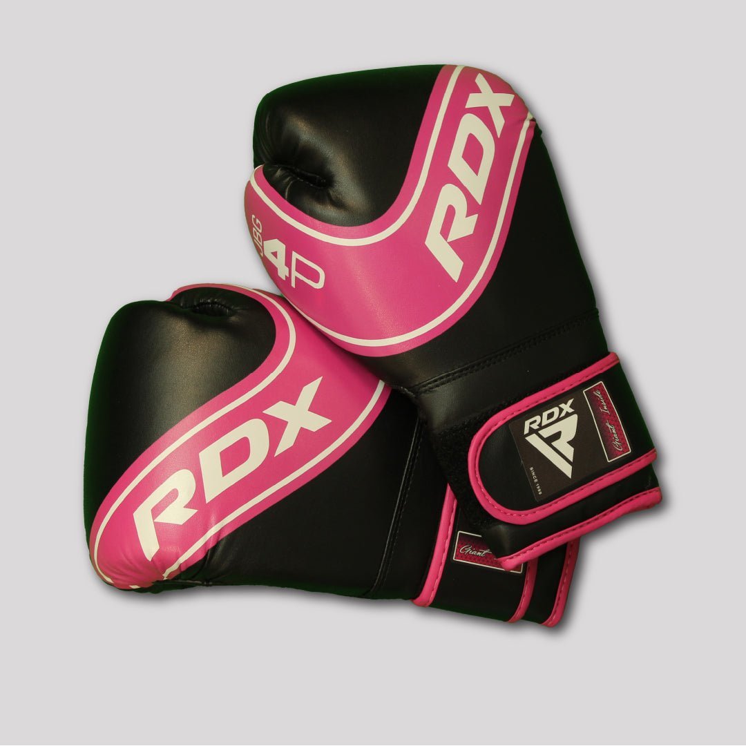 RDX Boxing Gloves - Kids - Black & Pink - Stone Fight Shop