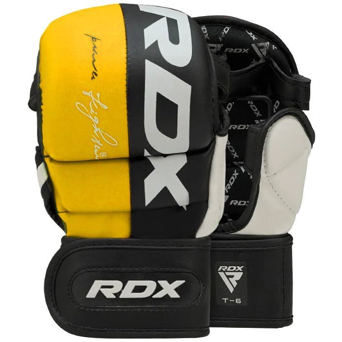 RDX Yellow MMA Sparring Gloves - Stone Fight Shop