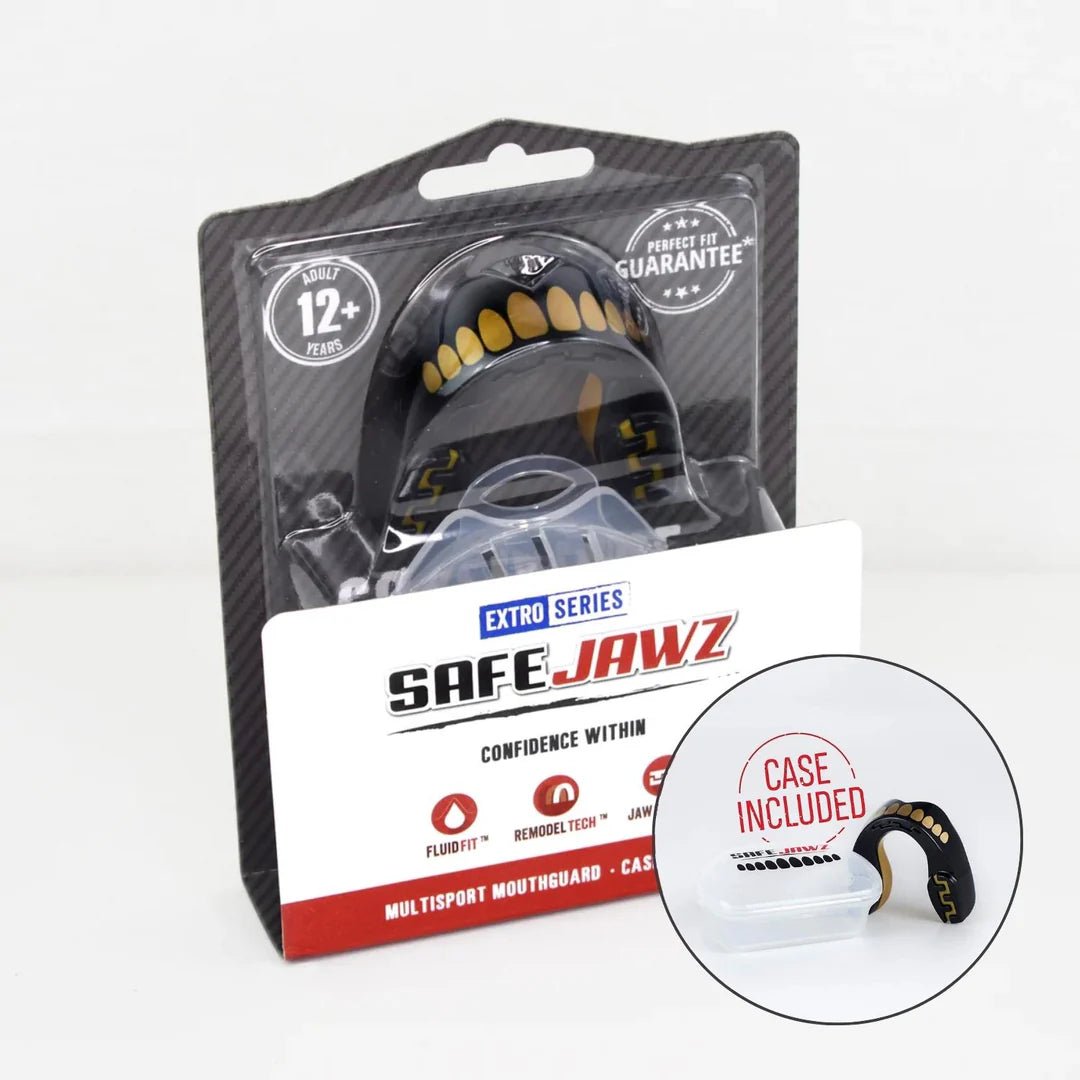 SafeJawz Extro Series Goldie Mouthguard - Stone Fight Shop