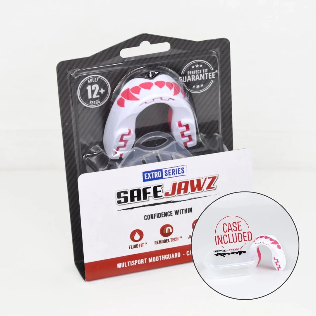 SafeJawz Extro Series ‘Pink Fangz’ Mouthguard - Stone Fight Shop