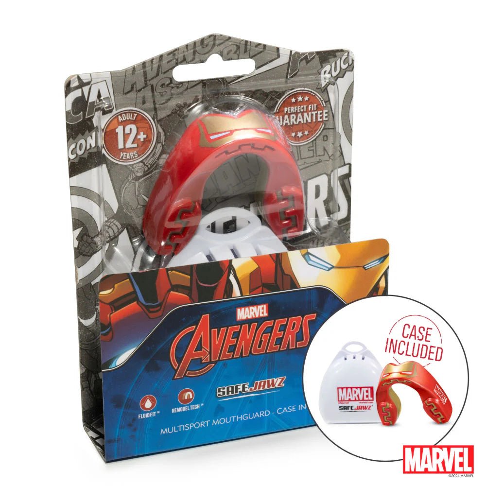 SafeJawz Marvel Iron - Man Mouthguard - Stone Fight Shop