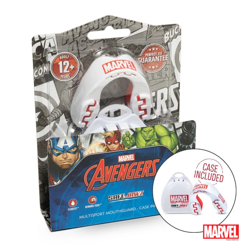 SafeJawz Marvel Logo Mouthguard - Stone Fight Shop