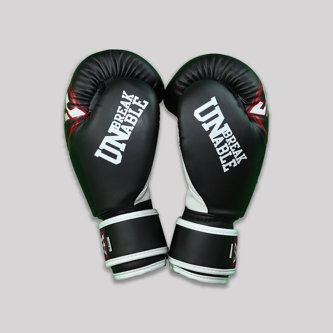 Sandee Cool - Tec Velcro Synthetic Leather Boxing Gloves - Black - Stone Fight Shop