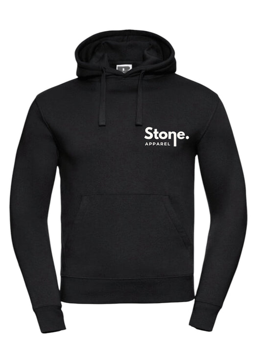 Stone Apparel Black Hoodie - Stone Fight Shop