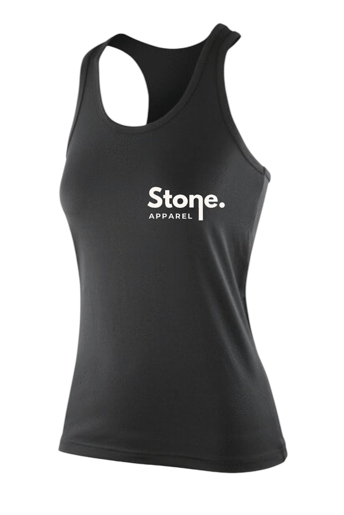 Stone Apparel Black Ladies Fitness Top - Stone Fight Shop