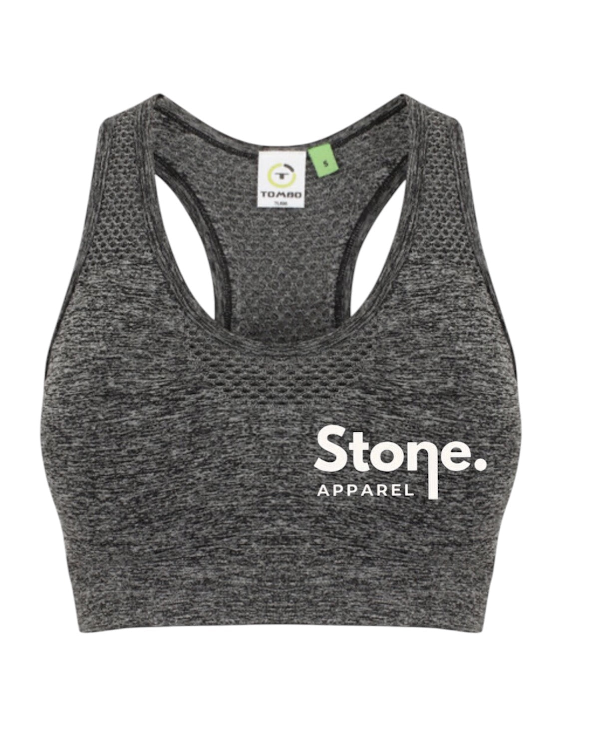 Stone Apparel Grey Ladies Seamless Crop Top - Stone Fight Shop