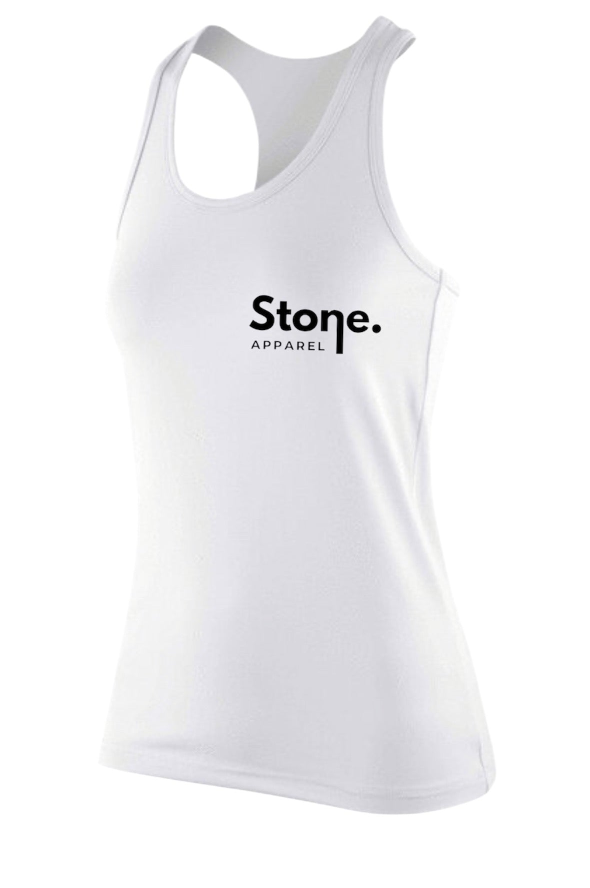 Stone Apparel White Ladies Fitness Top - Stone Fight Shop