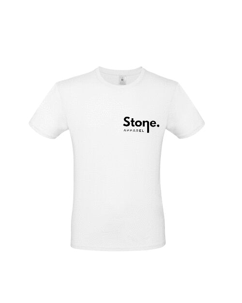 Stone Apparel White T-Shirt - Stone Fight Shop