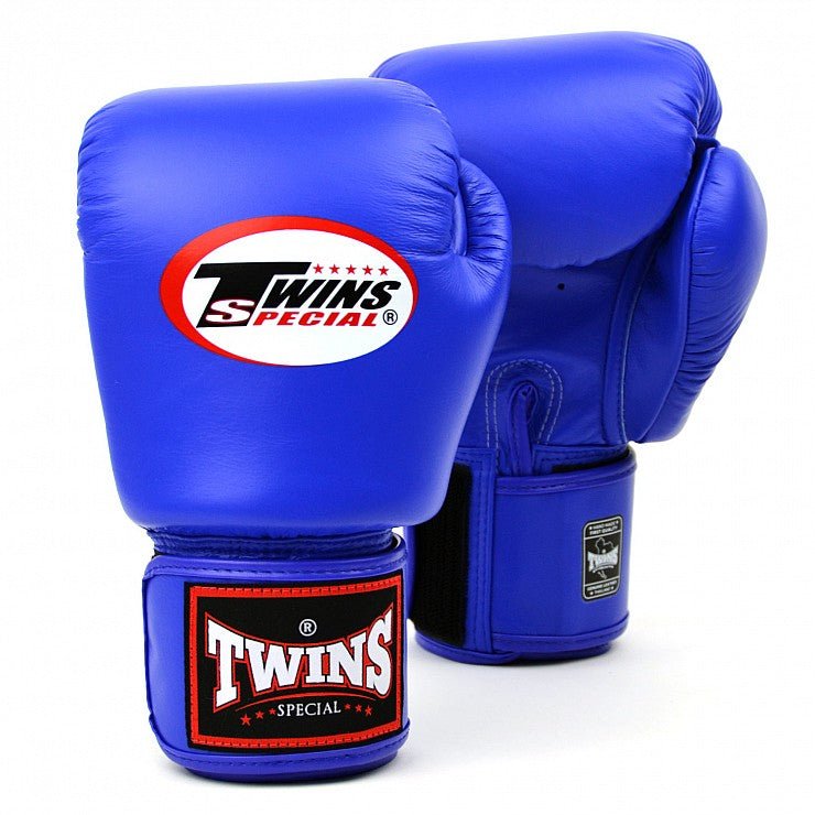 Twins Blue Velcro Boxing Gloves - Stone Fight Shop