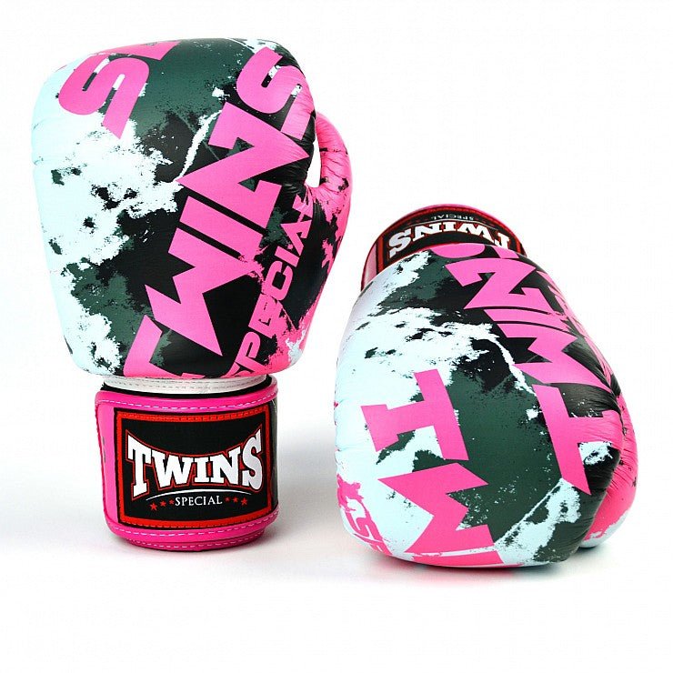 Twins Candy Boxing Gloves White - Pink - Stone Fight Shop