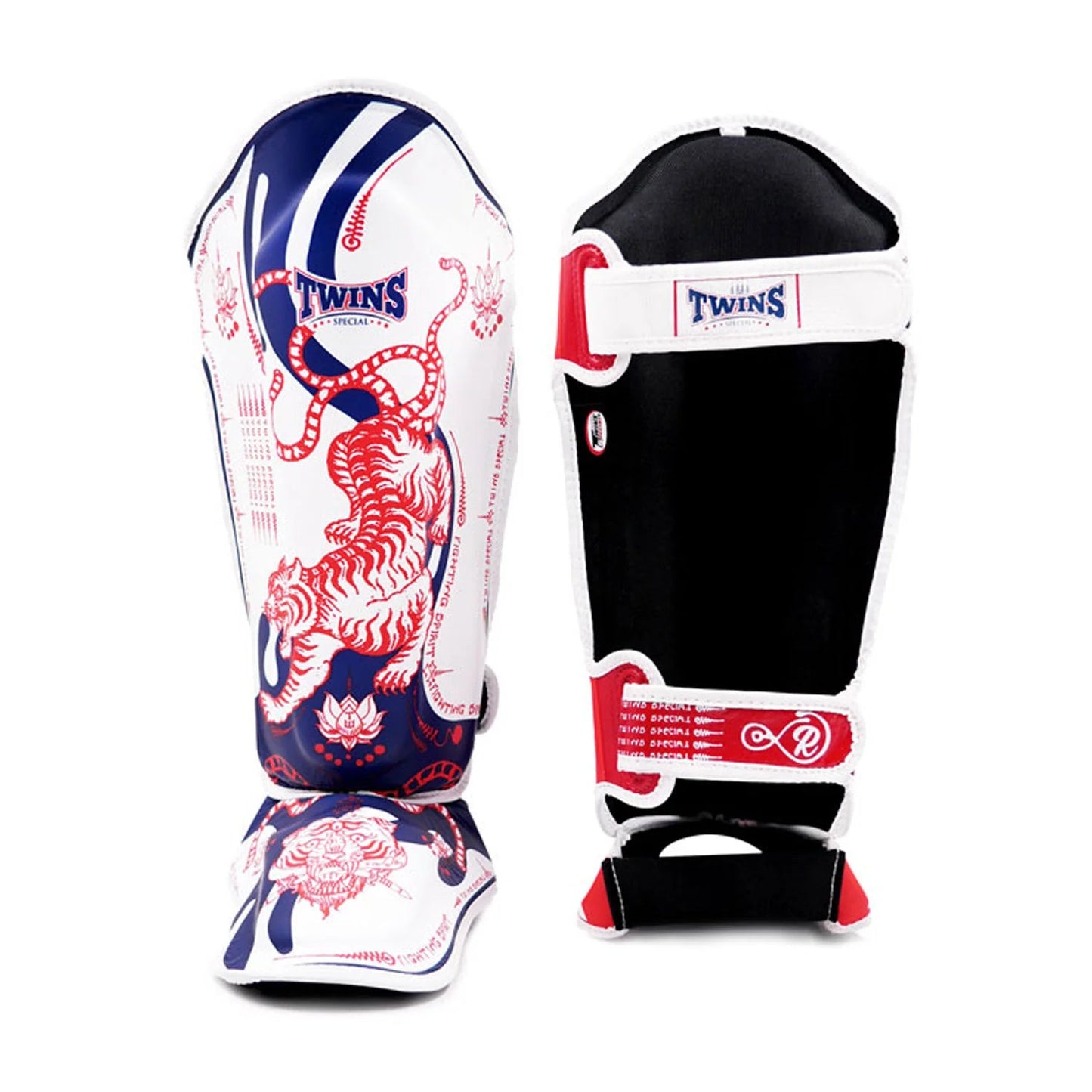 Twins Special Leather Shin Pads - Yant - Stone Fight Shop