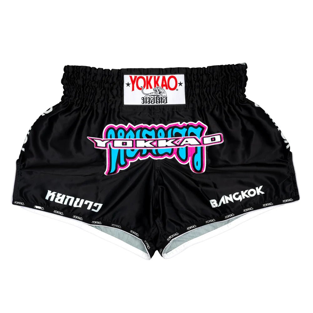 Yokkao East Club Muay Thai Shorts - Black - Stone Fight Shop