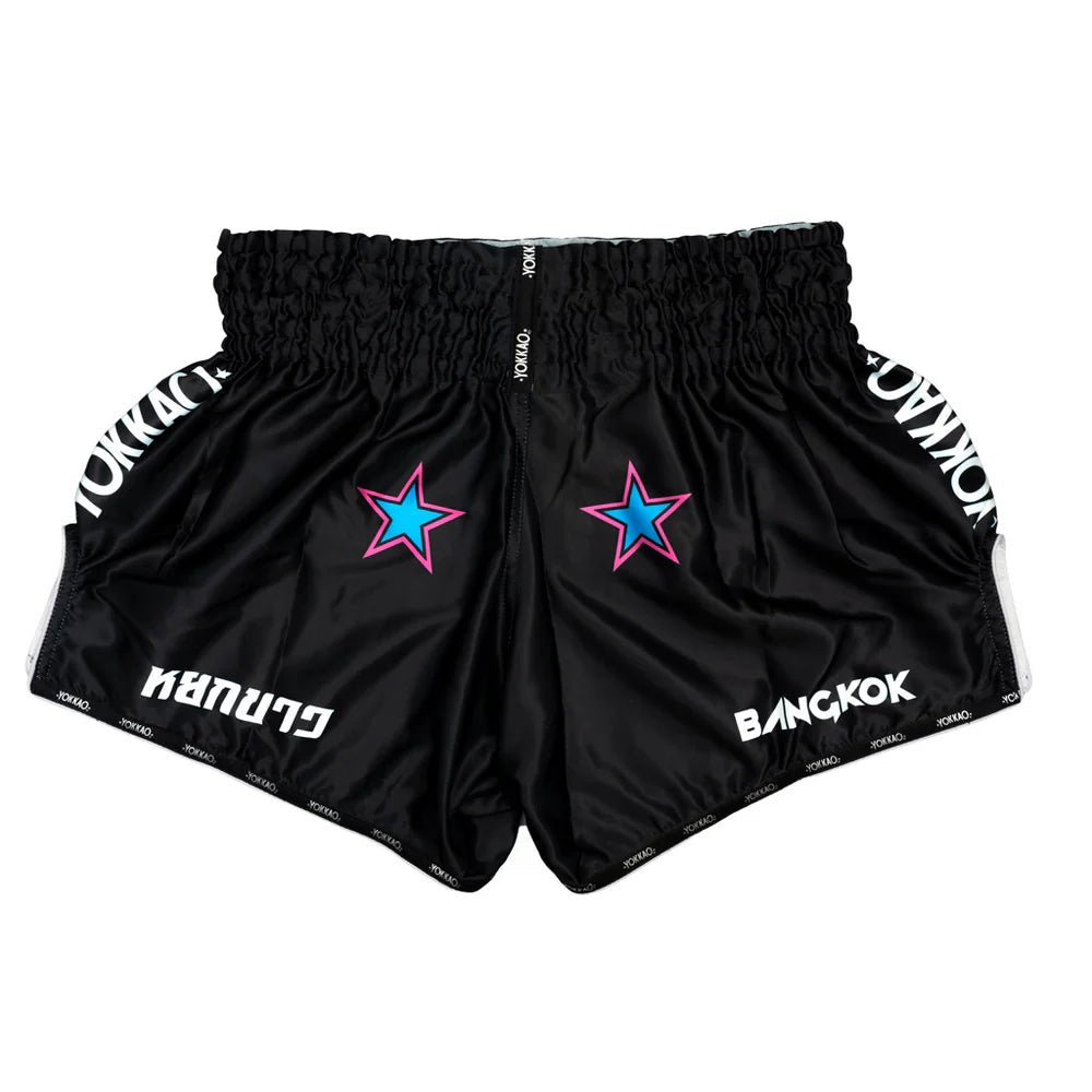 Yokkao East Club Muay Thai Shorts - Black - Stone Fight Shop