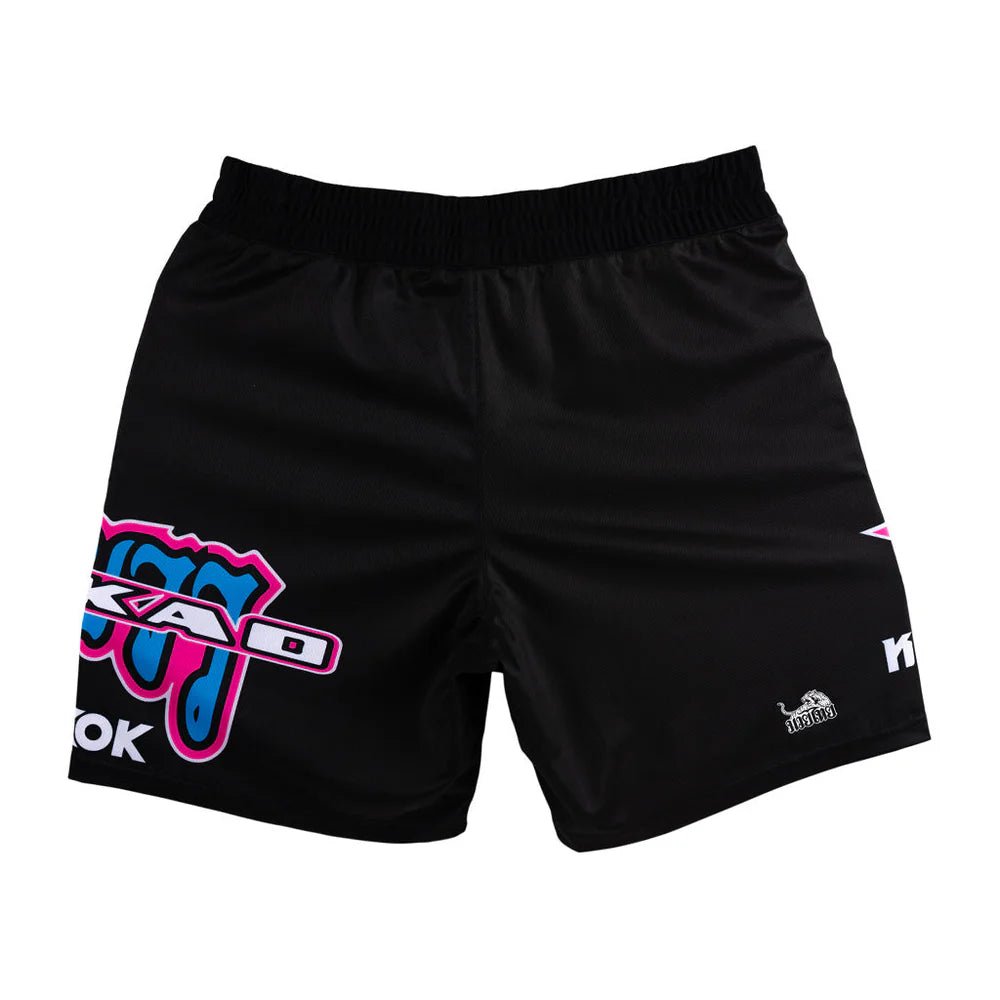 Yokkao East Club Workout Shorts Black - Stone Fight Shop