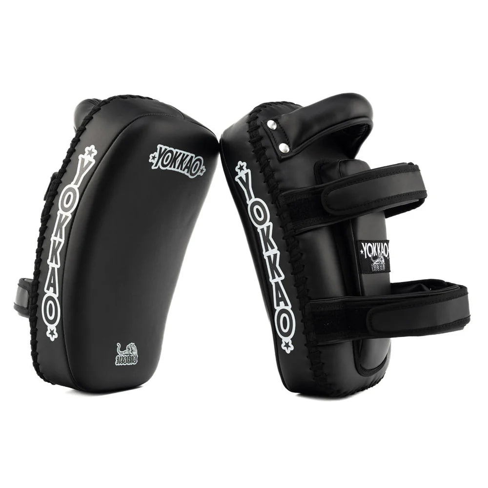 Yokkao Freestyle Kicking Pads - Black - Stone Fight Shop