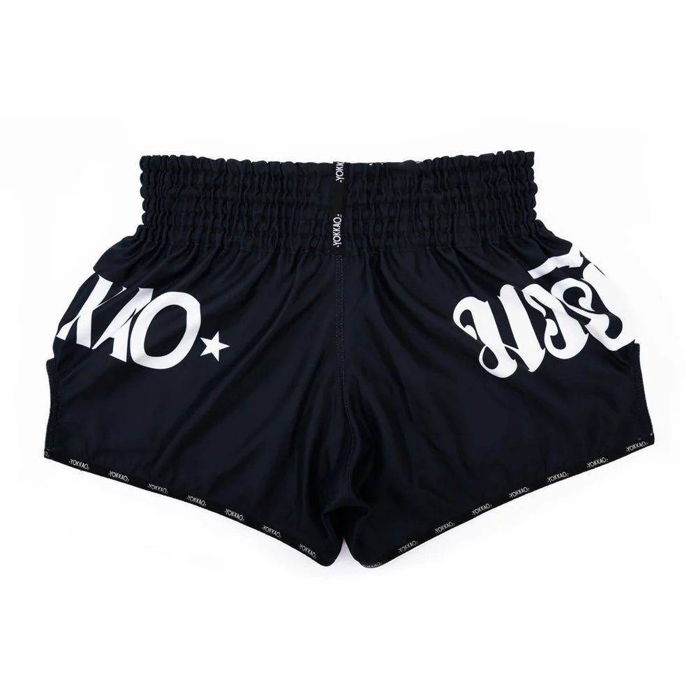 Yokkao Legacy Muay Thai Shorts - Black - Stone Fight Shop