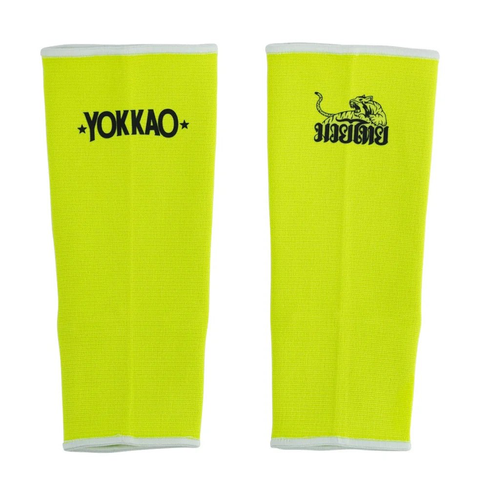 Yokkao Muay Thai Ankle Guards - Neon Yellow - Stone Fight Shop