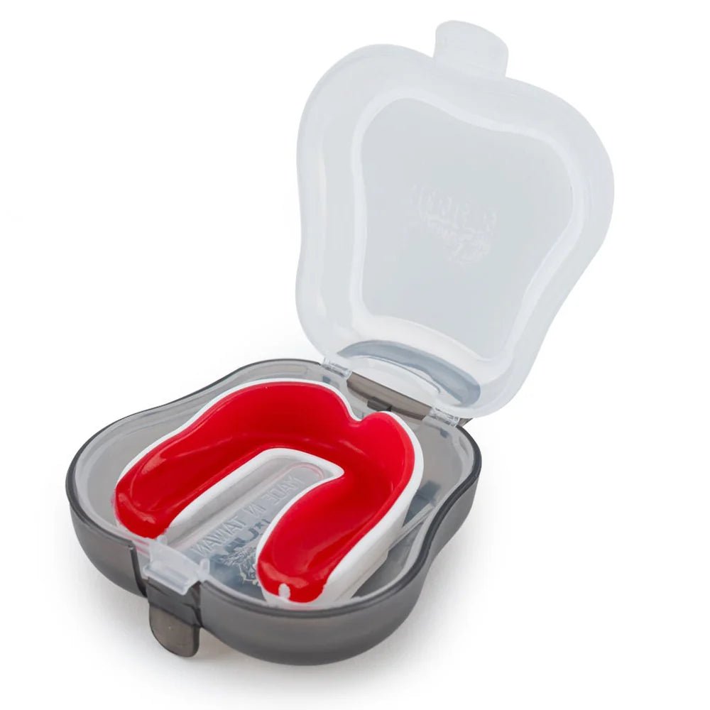 Yokkao Muay Thai Boxing Mouth Guard - White/ Red - Stone Fight Shop