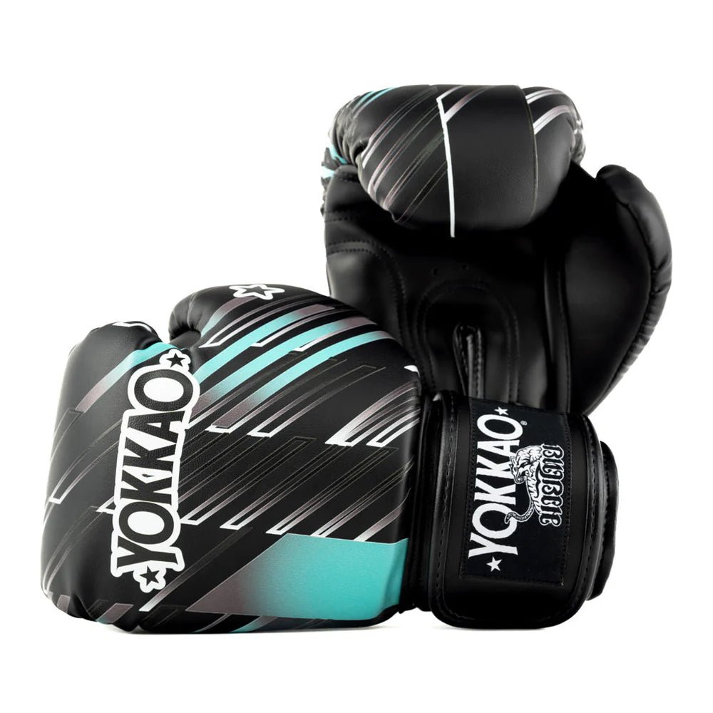Yokkao Power Boxing Gloves - Black - Stone Fight Shop