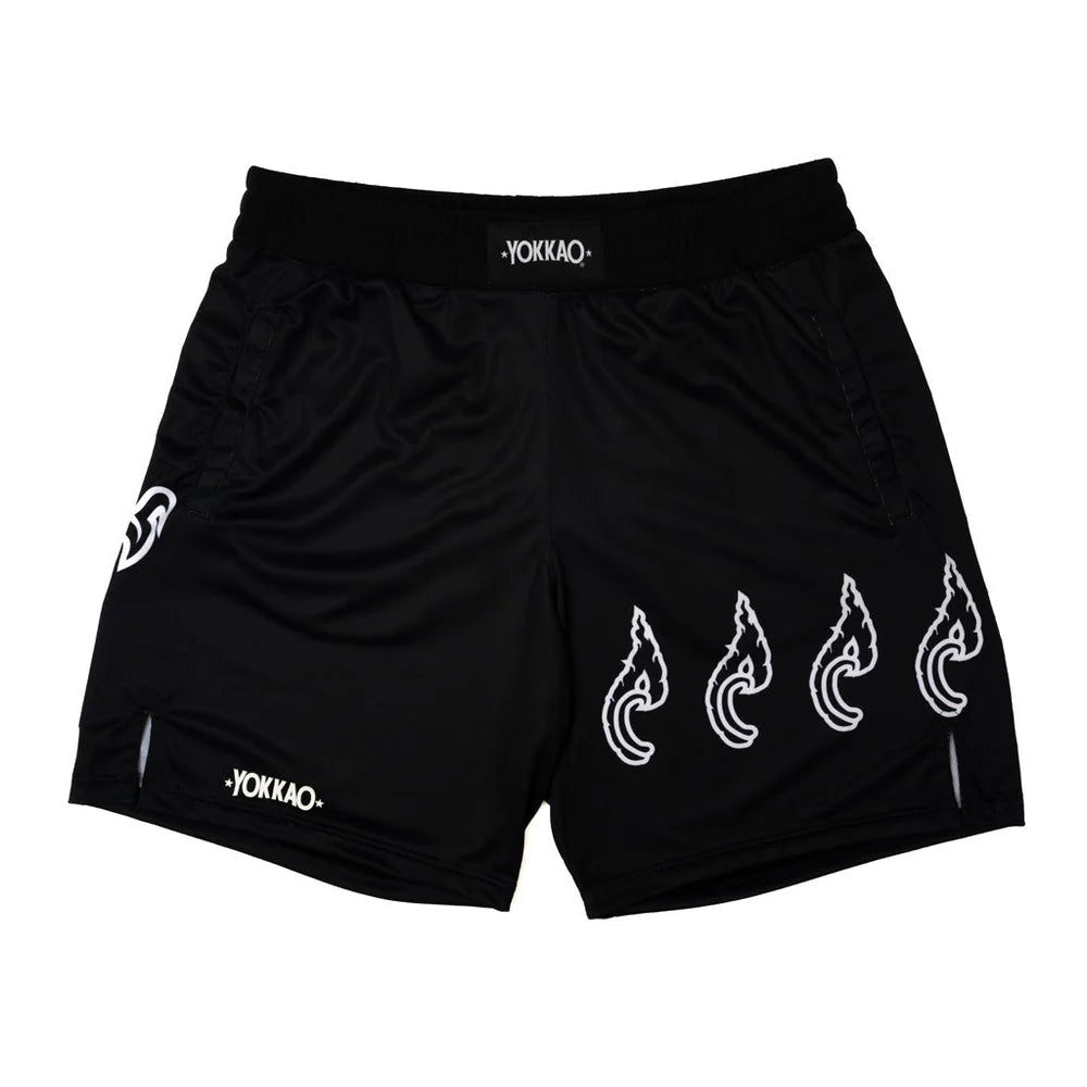 Yokkao Shades Black Workout Shorts - Stone Fight Shop