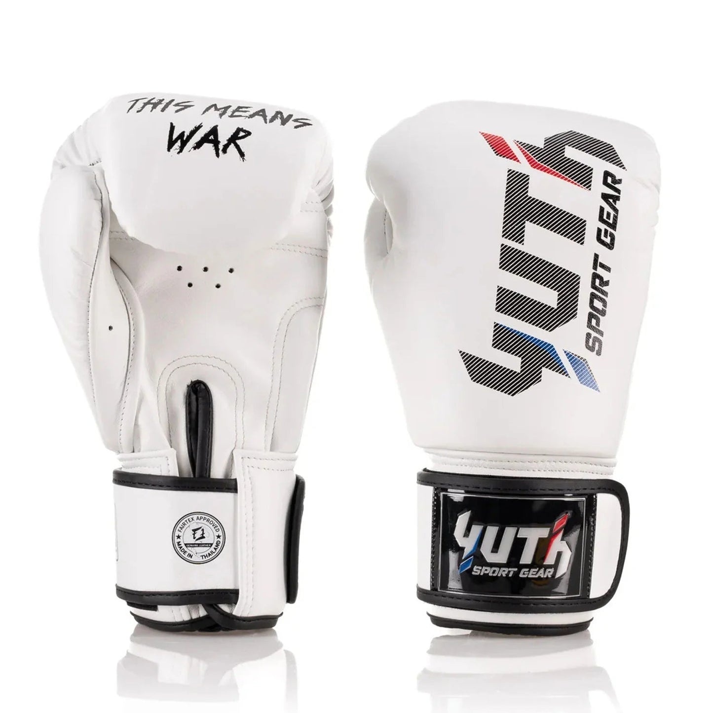Yuth Boxing Gloves - Sport White Line - Stone Fight Shop