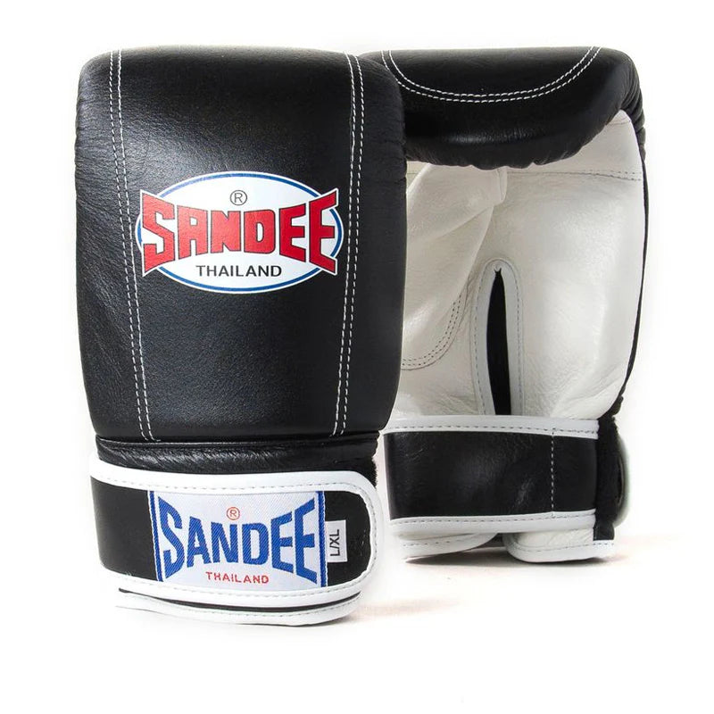 Sandee Velcro Bag Mitts - Black & White