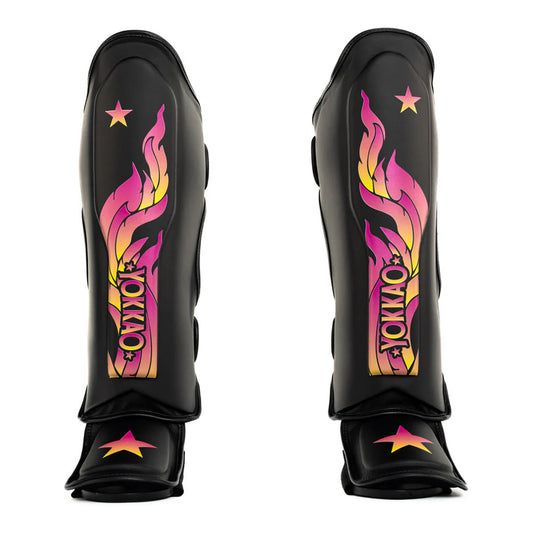 Yokkao The Flame Shin Guards - Black