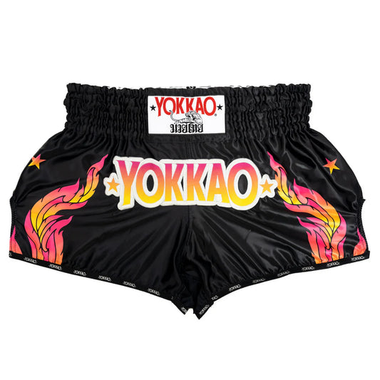 Yokkao The Flame Muay Thai Shorts - Black