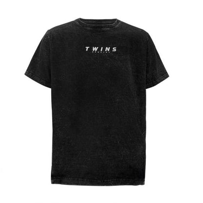 Twins Special Oversized T-Shirt - Acid Washed Black
