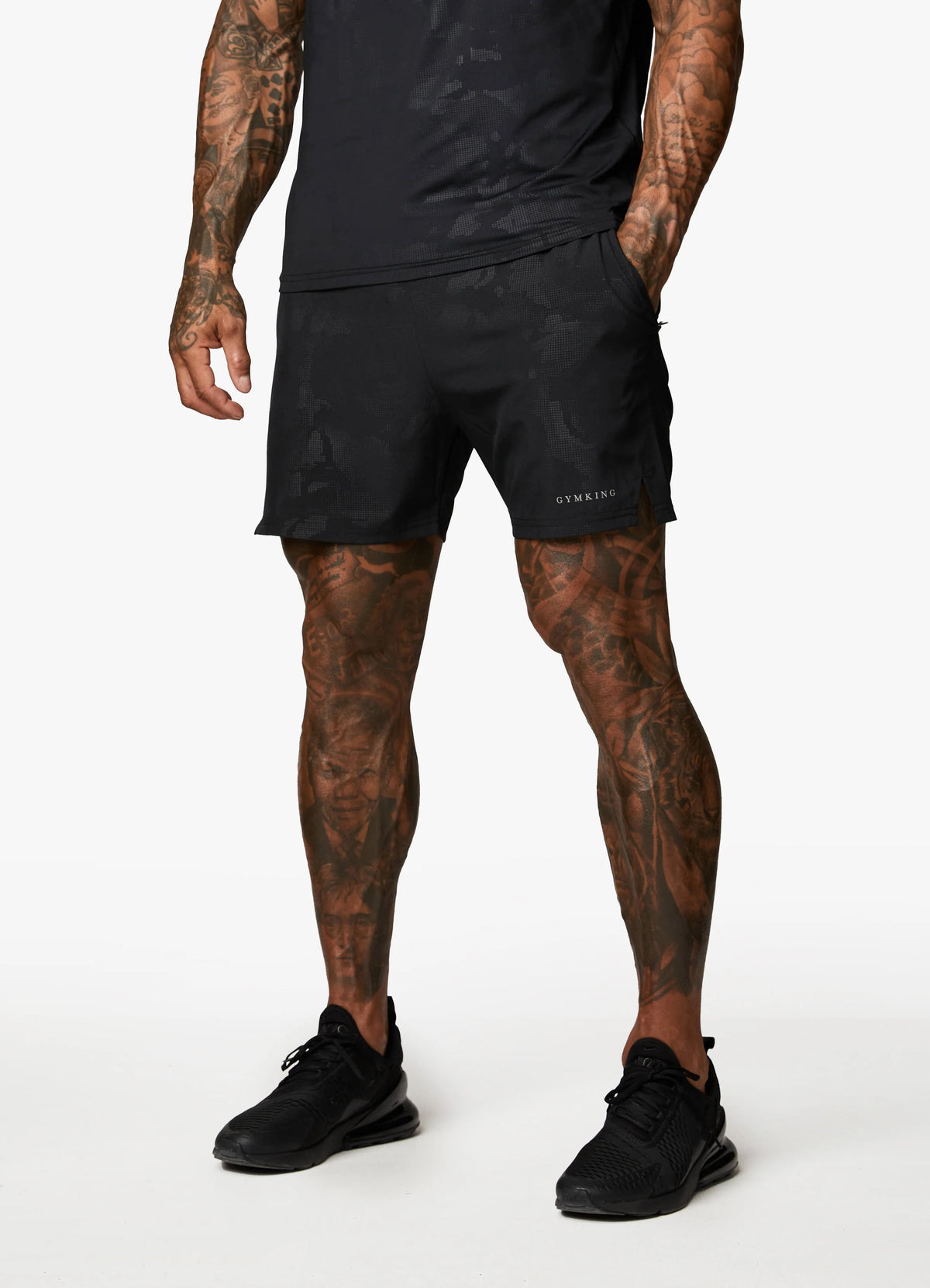 Gym King Debossed Camo Short 5’’