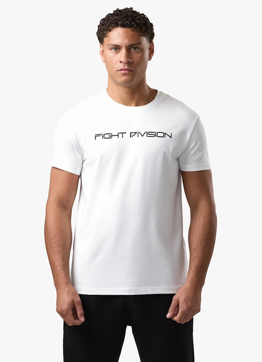 Gym King Fight Division Essential T-Shirt - White