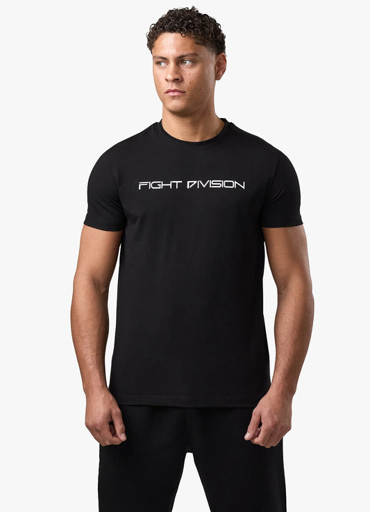 Gym King Fight Division Essential T-Shirt - Black