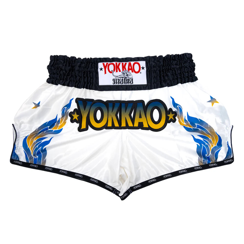 Yokkao The Flame Muay Thai Shorts - White